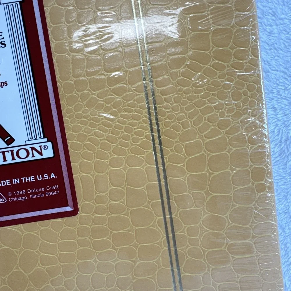 Deluxe Craft Library 50 Photo Album 200 Holds 4x6‎ Acid Free Tan Vintage 1996